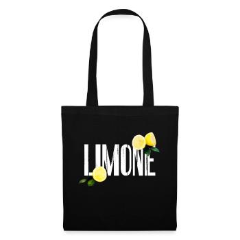 Limone Light - Stoffbeutel - Schwarz - Vorne