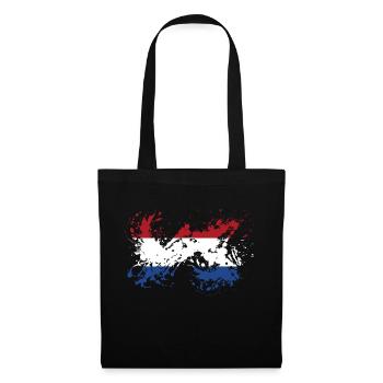 Netherlands Holland Dutch Flag Blobs - Tote Bag - black - Front