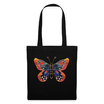 Butterfly - Stoffbeutel - Schwarz - Vorne