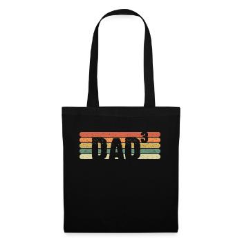 Dad of 3 kids or Dad Cubed - Tote Bag - black - Front
