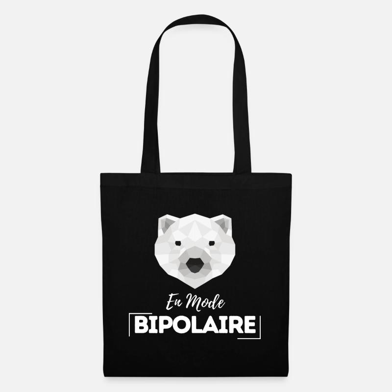 En mode bipolaire - Sac en tissu - noir