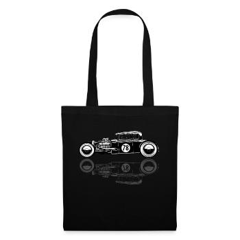 Hot Rod Old School Oldtimer Vintage - Sac en tissu - noir - Devant