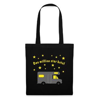 one million star hotel - Stoffbeutel - Schwarz - Vorne
