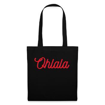 Ohlala - Stoffbeutel - Schwarz - Vorne
