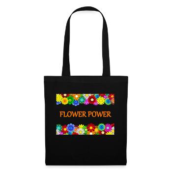 Flower Power - Tote Bag - black - Front