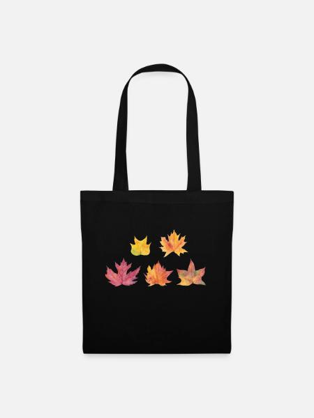 Autumn leaves - Tote Bag - black