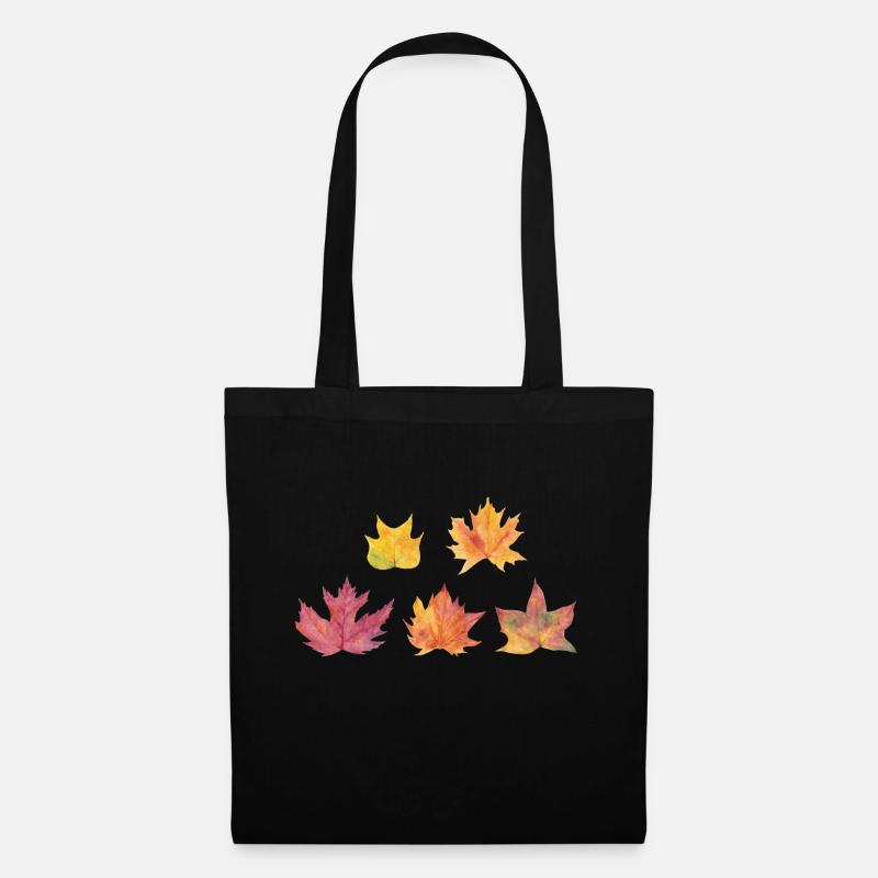 Autumn leaves - Tote Bag - black