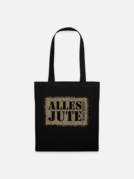 Jutesack - Stoffbeutel - Schwarz