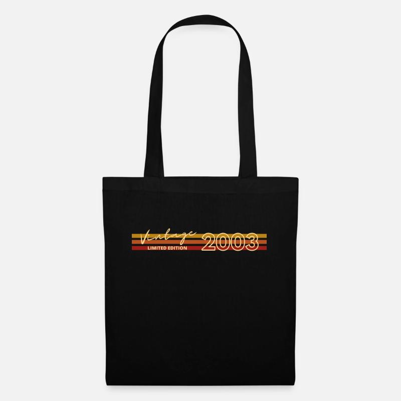 BORN IN 2003 - Tote Bag - black