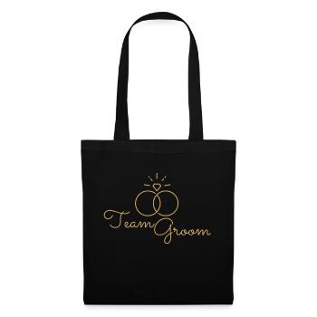 Team Groom - Tote Bag - black - Front