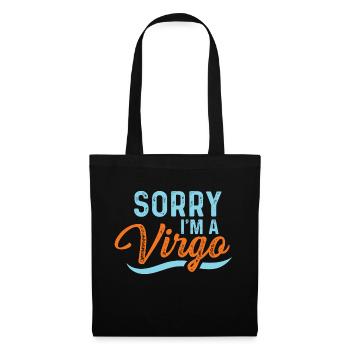 Désolé, je suis Virgo Persistent Gesche - Sac en tissu - noir - Devant