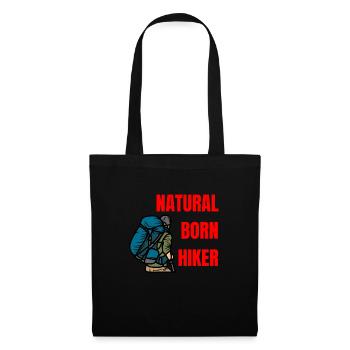Natural born hiker - Tote Bag - black - Front