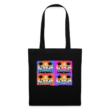 Obstacle course vs obstacle parking meter - Tote Bag - black - Front