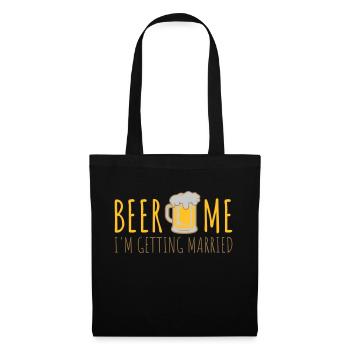 Beer Me Getting Married - Tote Bag - black - Front