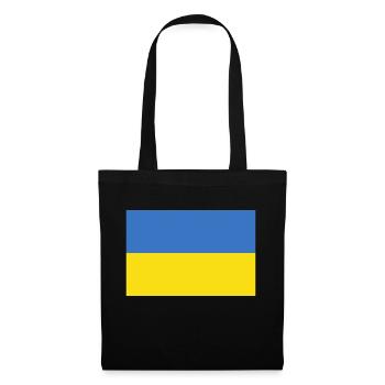Ukraine - Stoffbeutel - Schwarz - Vorne