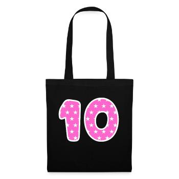 Ten - Tote Bag - black - Front