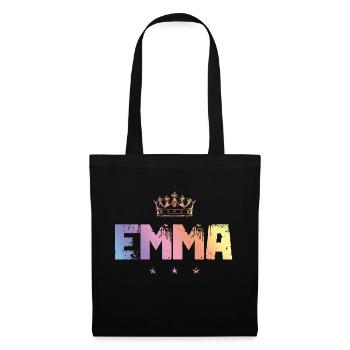 Emma - Stoffbeutel - Schwarz - Vorne