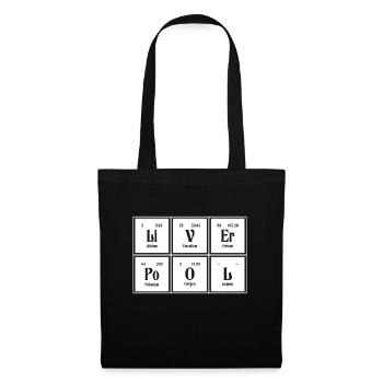 | de Liverpool Tableau périodique des éléments - Sac en tissu - noir - Devant