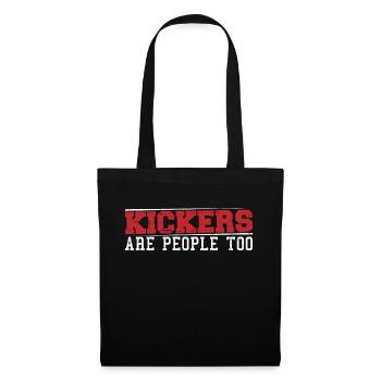 Kickers Are People Too 13 - Stoffbeutel - Schwarz - Vorne