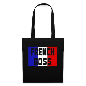 FRENCH BOSS - Sac en tissu - noir - Devant