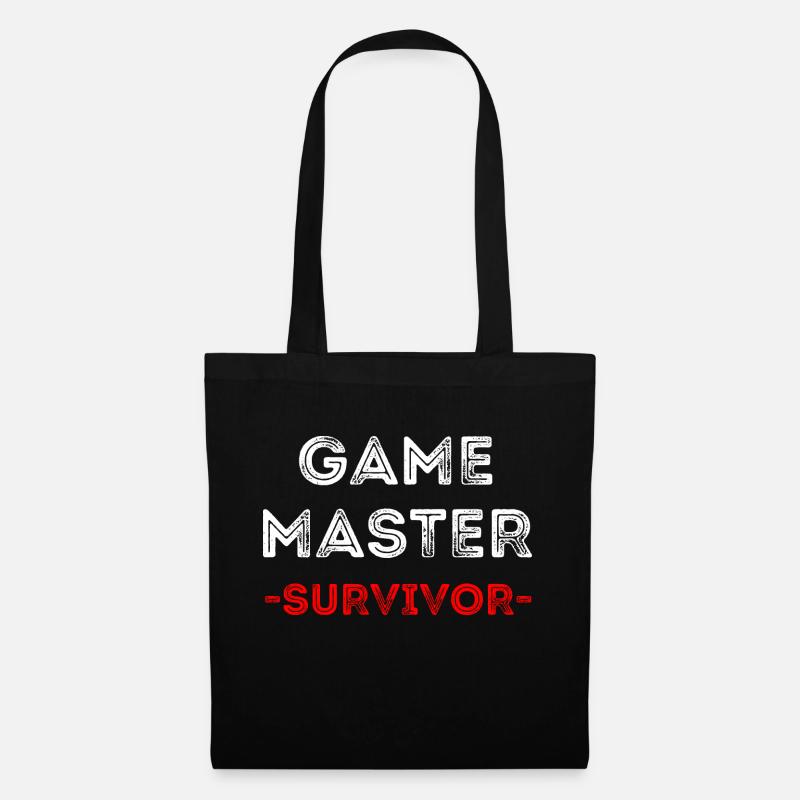 Game Master Survivor RPG (Message) - Sac en tissu - noir