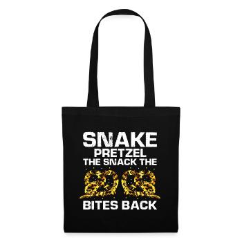 King python design pour les amateurs de serpents - Sac en tissu - noir - Devant