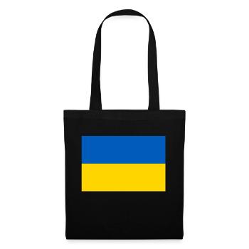 Ukraine - Stoffbeutel - Schwarz - Vorne