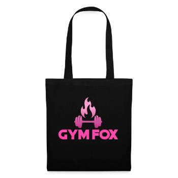 GYM FOX - Motivating Gym and Fitness Designs - Tote Bag - black - Front