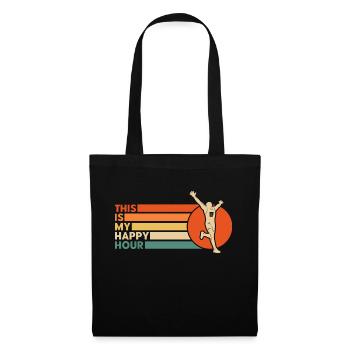 Jogger Half Marathon Runner Cadeau - Sac en tissu - noir - Devant