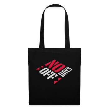 pas de jours de congé devis - Sac en tissu - noir - Devant