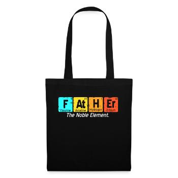 F-At-H-Er The Noble Element Cool Father Designs - Tote Bag - black - Front