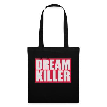 dream killer pessimists quote - Tote Bag - black - Front