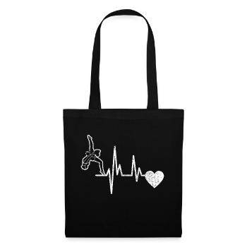 Cheerleader Cheerleader Cadeau Cheerleading - Sac en tissu - noir - Devant