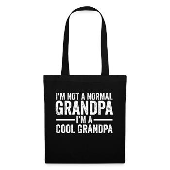 Großvater Großvater Großvater Geschenk - Stoffbeutel - Schwarz - Vorne