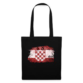 Kroatien Kroatien Hrvatska Kroatien Kroaten vatreni - Stoffbeutel - Schwarz - Vorne