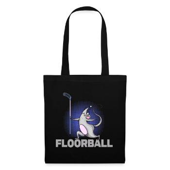 Floorball Floorball Mouse Bandy - Tote Bag - black - Front