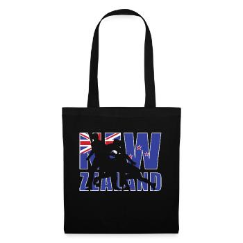 New Zealand Rugby - Stoffbeutel - Schwarz - Vorne