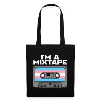 LBGT Flag Gay Pride Human I’m a Mixtape - Sac en tissu - noir - Devant