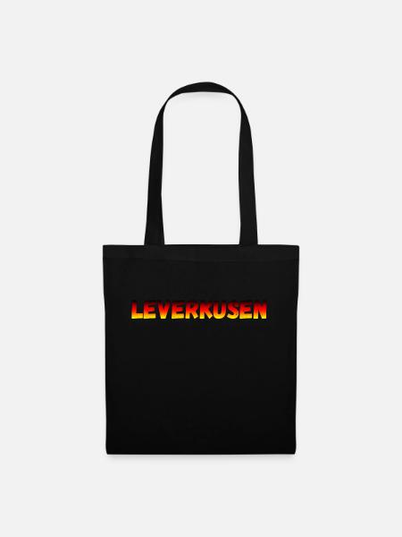 Leverkusen - Stoffbeutel - Schwarz