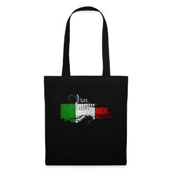 italy italian rome europe italia italija milan - Tote Bag - black - Front