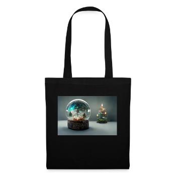 Noël 11 - Sac en tissu - noir - Devant