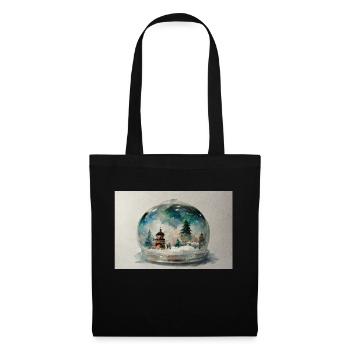 Noël 14 - Sac en tissu - noir - Devant