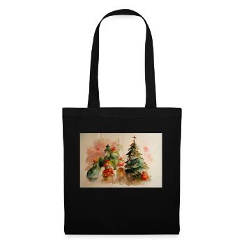 Noël 23 - Sac en tissu - noir - Devant