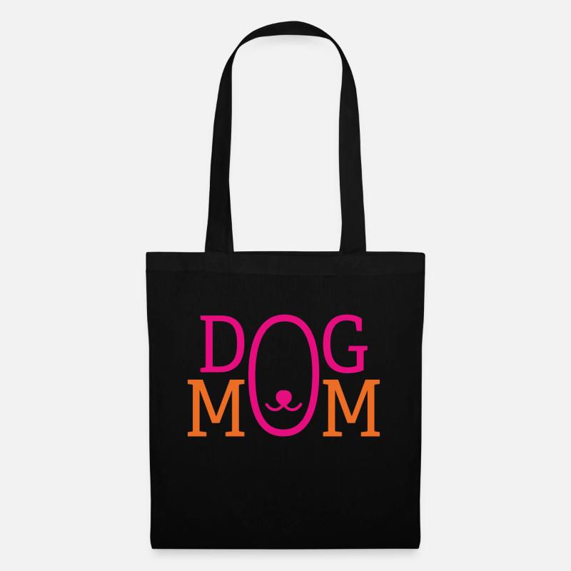 DOG MOM II - Stoffbeutel - Schwarz