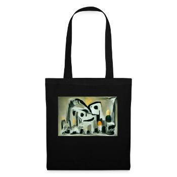 Qui le fucXx cherche-t-il - abstrakt streetwear - Sac en tissu - noir - Devant