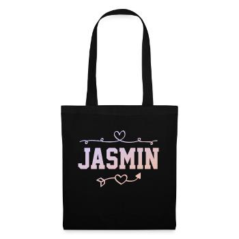 Jasmin - Stoffbeutel - Schwarz - Vorne