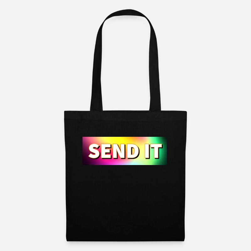 SEND IT box logo - Tote Bag - black