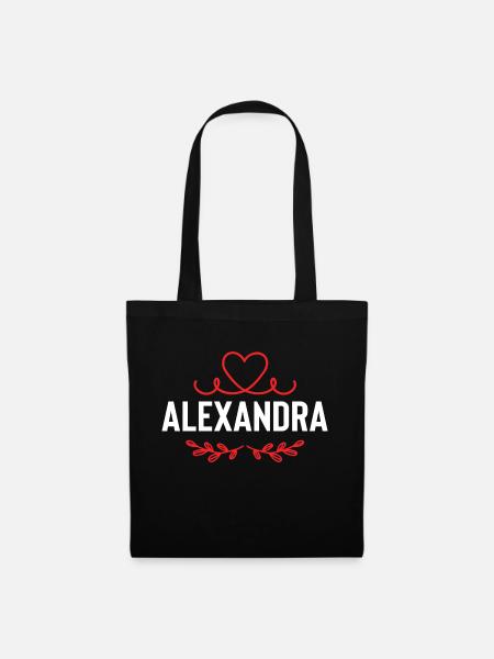 Alexandra - Stoffbeutel - Schwarz