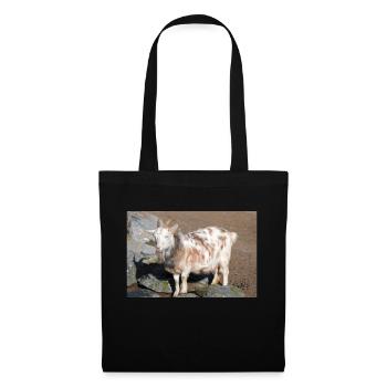 Chèvre naine ou chèvre miniature Zwergziege - Sac en tissu - noir - Devant