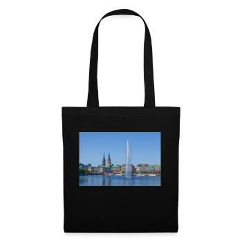 Binnenalster - Stoffbeutel - Schwarz - Vorne